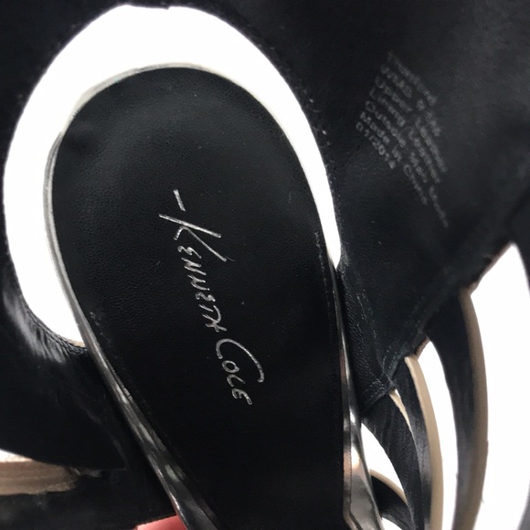 Kennith Cole silver Argent heels - Picture 6 of 7